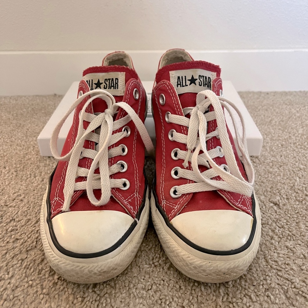 Red Chuck Taylor Converse